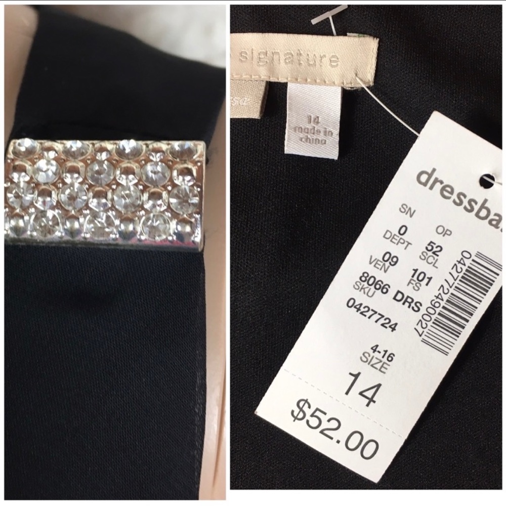 Fun tiered black dress - Picture 6 of 6